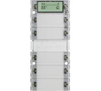 Interruptor KNX Tastsens.3 Plus 5f (2+3), Sistema 55, 1 unidad.