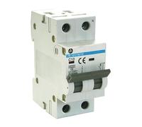 Interruptor magnetotérmico 1 polo + neutro, 25A, 6kA, Clase C - Protección de circuitos eléctricos y prevención de sobrecargas.