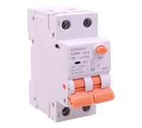 Interruptor magnetotérmico diferencial tipo B C40A, RCBO Clase B Curva C 1P + N 6kA 30mA 0.03A, 2 módulos DIN, protección completa en uno dispositivo compacto