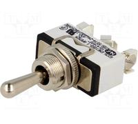 Interruptor palanca (on) off (on) unipolar 10a/250vac tornillos 637h