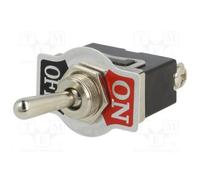 Interruptor palanca unipolar off-on 10a/250vac terminales tornillos