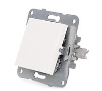 Interruptor Panasonic Karre 10A 250V/Bastidor Metálico con Garras/Tecla Blanca | Greenice