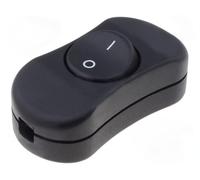 Interruptor pasante balancin 3a/250vac color negro off-on