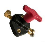 Interruptor principal 12-24 V de cobre resistente al agua para cargas pesadas, 200 A, carga continua, cobre rojo, interruptor de emergencia para camiones, tractores, barcos, resistente al agua