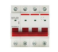 Interruptor principal de cuchilla for uso doméstico e industrial, riel DIN, 1P, 2P, 3P, 4P, 40A, 63A, 100A, 125A, disyuntor CA 230V, 400V(4P,63A)