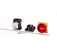 Interruptor principal EATON P1-25/M4/SVB, referencia 172875, 25A, montaje en armario, 3 polos, con función de parada de emergencia (NO) en la posición 0.