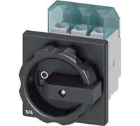 Interruptor principal Siemens 3LD22030TK51, 3 polos, 32A, 400V, 11,5kW, montaje frontal, fijación con 4 orificios.