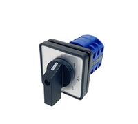 Interruptor principal trifásico LW26-20A, transferencia manual, componentes electrónicos, selector giratorio de 0 a 3 posiciones