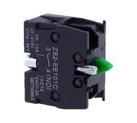 Interruptor pulsador con bloque de contactos de plata/latón, accesorio serie XB2, 10 A, ZB2BE102C (NC) y ZB2-BE101C (NO).(NO 10PCC)
