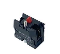 Interruptor pulsador con bloque de contactos de plata/latón, accesorio serie XB2, 10 A, ZB2BE102C (NC) y ZB2-BE101C (NO).(NC,Silver Contact)