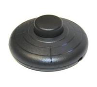 Interruptor pulsador de pie 2a 250vac negro