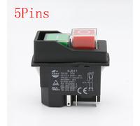 Interruptor pulsador doble rojo/verde 16a/220vac ( con patilla para re