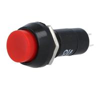 Interruptor Pulsador Redondo Abierto Reposo 1A/250Vac ROJO OFF-ON