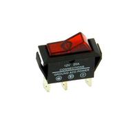 Interruptor rectangular luminoso 12 v 16 a