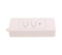 Interruptor Remoto Inalámbrico de Pared para Persiana Enrollable, Blanco | Control de Motor para Hogar y Garaje, Plástico, Instalación Fácil, Uso Seguro, Eficiencia Mejorada