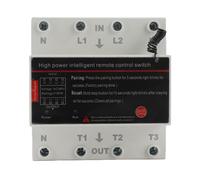 Interruptor Remoto Inalámbrico Trifásico AC380V, Interruptor de Alimentación Inteligente, Control de Larga Distancia de 3000 M, Interruptor de Control Remoto para Bomba Motor