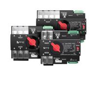 Interruptor Selector eléctrico de transferencia automática, 3 fases, 2P, 3P, 4P, 63A, 100A, 125A, 230V, doble potencia, ininterrumpido(2P L N 220V-230V,100A)