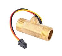 Interruptor sensor efecto Hall para flujo de agua, caudal¨ªmetro industrial G1/2", contador de agua con rosca macho, sensor de caudal 1-30 L/min, medidor de flujo agua fr¨ªa
