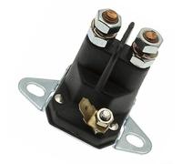 Interruptor solenoide para tractor cortacésped, 3 terminales para postes de 1/4 pulgadas, pieza de repuesto de imán de arranque compatible con ARIENS para MURRAY para modelos SNAPPER