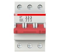Interruptor STOTZ-KONTAKT E 203/63G, 3 polos, 63A, color gris (2CDE283001R1063)