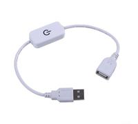 Interruptor Táctil USB Dimmer 5V para Tira LED | Atenuación sin escalones, toque para encender/apagar, para ajuste continuo de , para ideal tiras LED 5V(white)