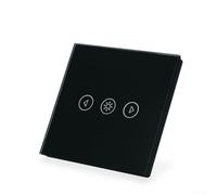 Interruptor Táctil WiFi Dimmer 1 Vía para Alexa(black) | Compatibilidad para alexa, control voz manos libres, integración hogar para inteligente, para respuesta rápida
