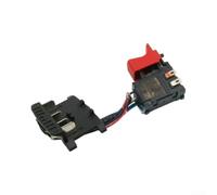 Interruptor Taladro Eléctrico 18V Plástico Metal Interruptor | Compatible GSB180-LI GSR180-LI, 20A corriente máx, ajuste variable, plástico metal, negro rojo