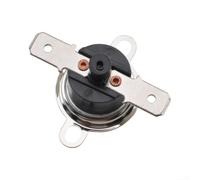 Interruptor térmico reajustable, límite alto de 132.2 °C, corte de seguridad del calentador de agua, contactos de cobre, función de reinicio manual para sistemas de calefacción