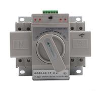 Interruptor Transferencia Automática 2P 63A para ats Generador | Conmutación ≤2s, solenoide excitación, evita cortes , para ideal generadores, uso residencial industrial