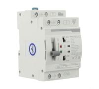 Interruptor Transferencia Manual 63A Doble Potencia | para rápido para fuente, manual, estabilidad red, seguridad hogar, para fácil operación
