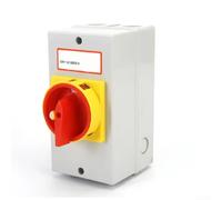 Interruptor trifásico ignífugo 63 A, protección IP de 660 V | Diseño de 3 fases, voltaje de aislamiento de 660 V, corriente nominal de 63 A, rendimiento fiable, control industrial