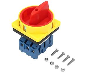 Interruptor Trifasico Rotativo,Interruptor de cambio de leva giratoria, interruptor de disyuntor de carga de 25 A / 32 A Interruptor de encendido y apagado de leva giratoria de 3 polos y 2 posiciones