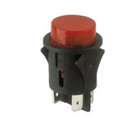 Interruptor unipolar empotrable a pulsador on-off electro dh cuerpo n