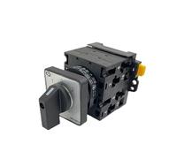 Interruptor universal rotatorio de leva de tres posiciones for riel DIN LW42-32A, manual, for uso industrial, 1/2/3/4 polos, YMW42(1 Pole 4 Terminals)