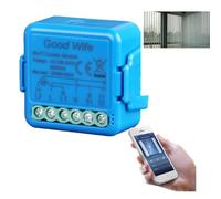 Interruptor WiFi para Persianas Eléctricas - Módulo Mando Con Control por Voz Alexa y Google Home, App Smart Life, Temporizador - Switch para Cortinas, 300 W