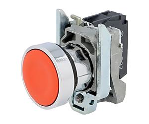 Interruptor XB4BA42: Presión 22mm Barra.Pos: 1 NC rojo Falta 3A/240VAC IP66 S...