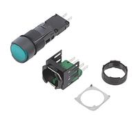 Interruptor XB6AF3B1B: Presión 16mm Barra.Pos: 2 NO verde LED 12-24VDC Pos: 2...