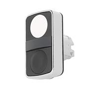 Interruptor ZB4BA7120: doble varilla de 22 mm.Pos: 1 blanco/negro Falta CORTA...