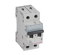 InterruptorAutomaticoTX3 2 Polos 20A Legrand 403607
