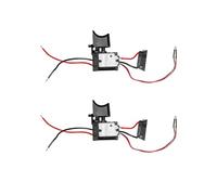 Interruptores de control de repuesto de taladro inalámbrico | Botón de control de taladro de 12 V, estructura de botón integrado, disposición de cableado adjunta