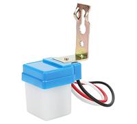 Interruptores de Luz con Sensor Crepuscular para Exterior 24V, 2 Unidades, Retardo Apagado 0,1s, Ideal Jardín e Industria, Fácil Instalación Ahorro Energético