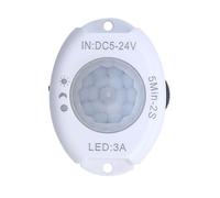 Interruptores de sensores corporales con controlador de luz de encendido/apagado automático de tiempo de retardo ajustable, fácil de operar para uso doméstico, interruptores captadores de movimiento