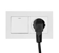 Interruptores para Luz Accesorios Hogar Diseño Empotrable | Bloque de enchufe e interruptor para dormitorio sala de estar baño dormitorio apartamento casa interior jardín patio