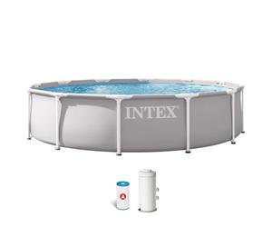 Intex 26712NP - Piscina Desmontable Redonda INTEX Prism Frame con depuradora