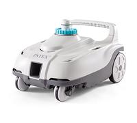INTEX 28006E ZX100 Limpiador automático de Piscinas | Incluye convertidor de 1-1/4 Pulgadas y Manguera sin enredos de 21 pies, Gris