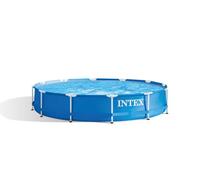 Intex 28212GN Piscine hors Sol Rond Bleu, Blanc