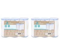 Intex 29003-PACK 3 Cartuchos Filtro Tipo A (Paquete de 2)