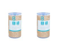 Intex 29005 - Cartucho de filtración Tipo B, altura 25,3 cm y diámetros 14,5/5 cm, 1 unidad (Paquete de 2)