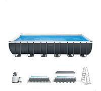 INTEX 55221 - Piscina elevada Rectangular Ultra XTR Frame 732x366x132 cm + depuradora