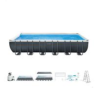 INTEX 55222 - Piscina Desmontable 732x366x132 cm Pack Deluxe + depuradora con clorador